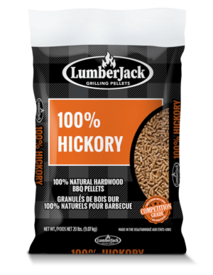 Lumberjack BBQ Pellets | 100% Hickory | Front