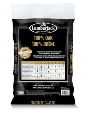 Lumberjack BBQ Pellets | 100% Oak | Back