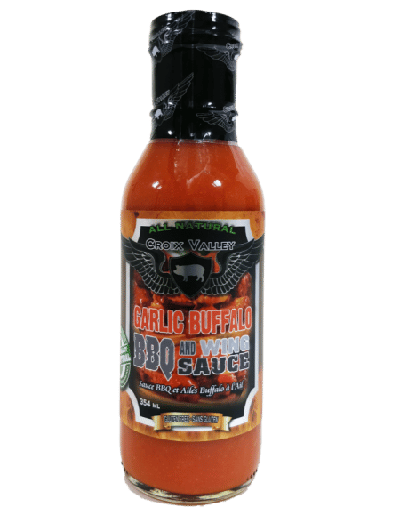 Croix Valley Garlic Buffalo BBQ and Wing Sauce