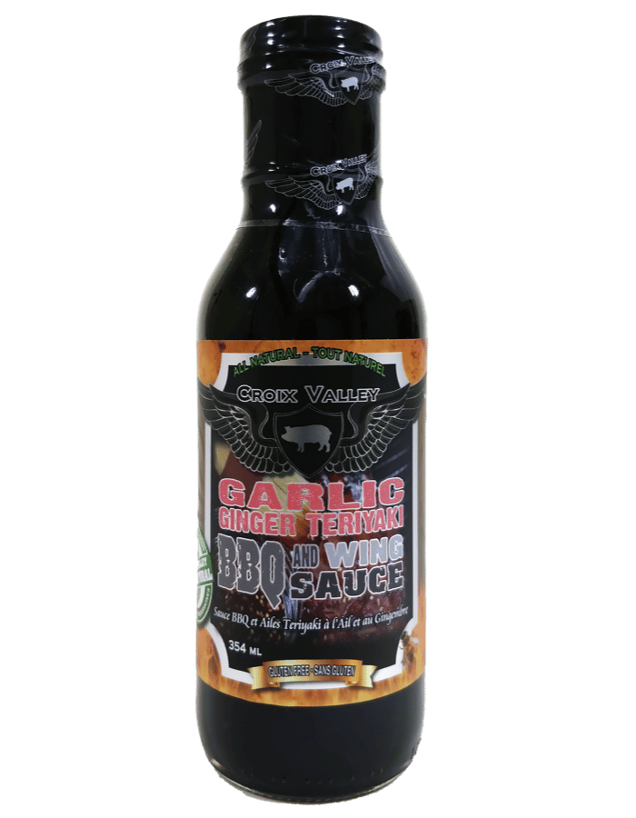 Croix Valley Garlic Ginger Teriyaki BBQ and Wing Sauce