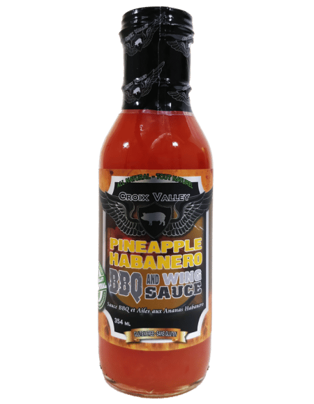 Croix Valley Pineapple Habanero BBQ and Wing Sauce