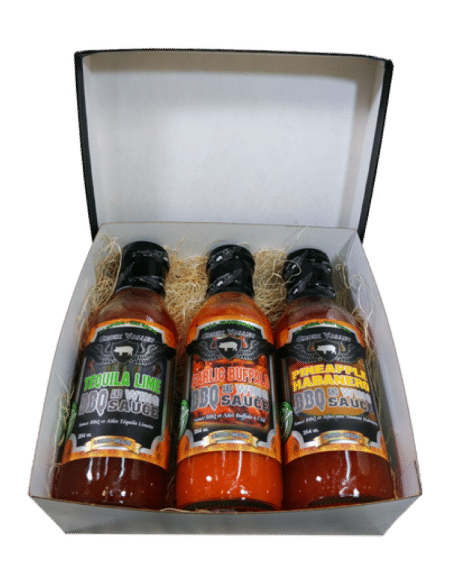 Croix Valley Foods BBQ Sauce and Booster 3-pack Gift Box