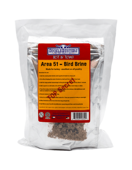 SuckleBusters Area 51 Bird Brine Kit for Turkey