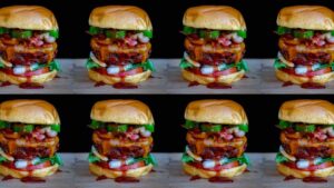 SuckleBusters - Bacon Jalepeno Burger
