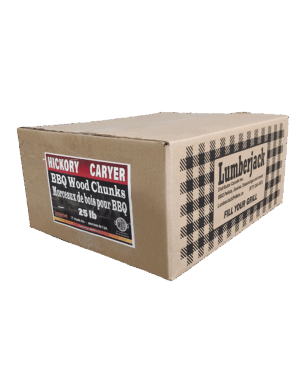 Lumberjack Hickory Wood BBQ Chunks 25lb box