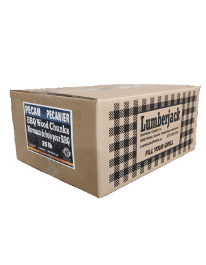 Lumberjack Pecan Wood BBQ Chunks 25lb box