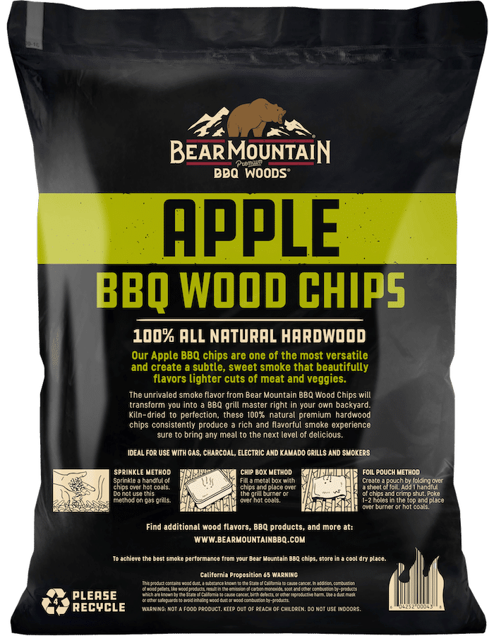 Bear Mountain Apple Wood Chips | Lumberjack Distributor Canada