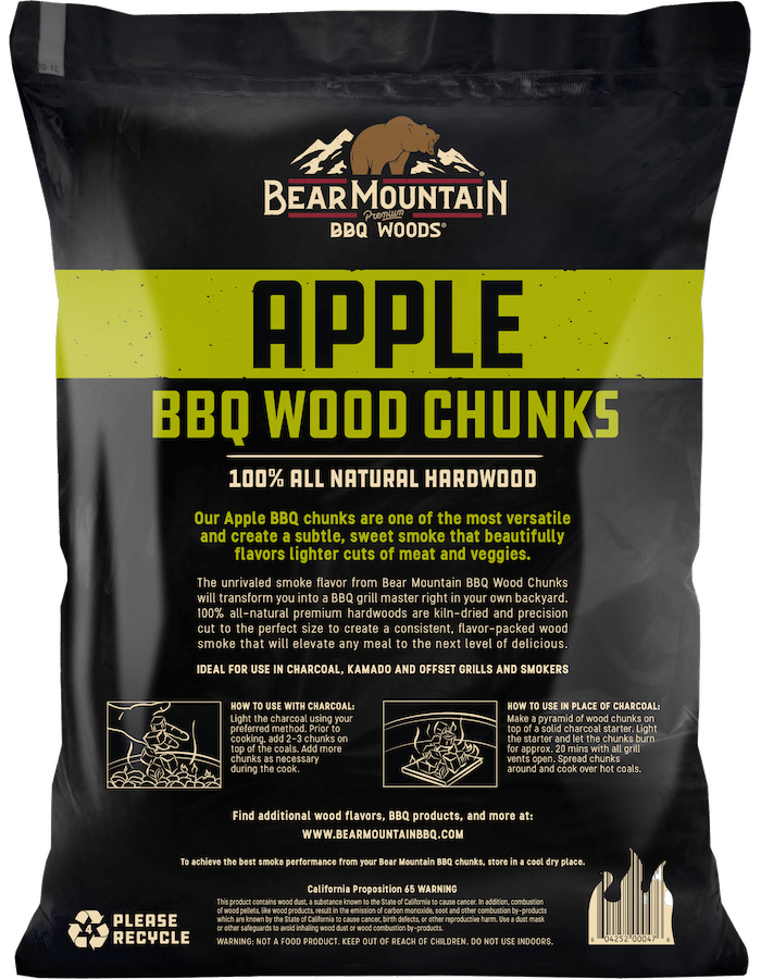 Bear Mountain Apple Wood Chunks | Lumberjack Distributor Canada