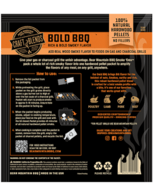 Bear Mountain Bold BBQ Smoke Ems Back | Lumberjack Distributor Canada
