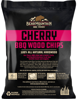 Bear Mountain Cherry Wood Chips Back