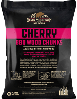 Bear Mountain Cherry Wood Chunks Back | Lumberjack Distributor Canada