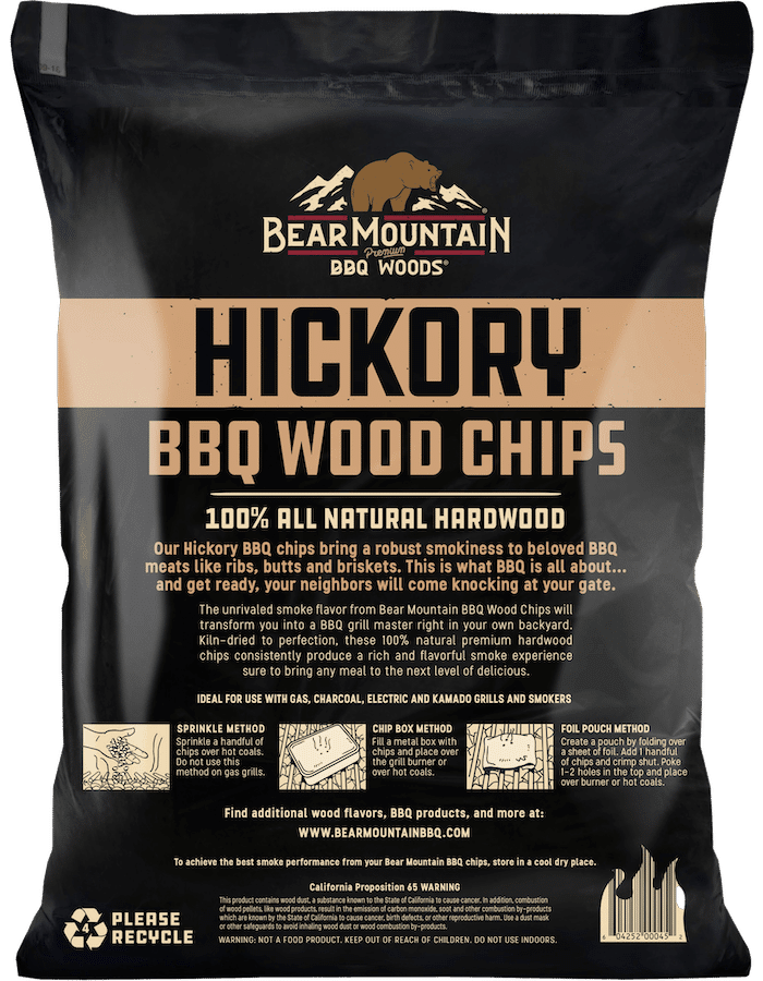 Bear Mountain Hickory Wood Chips | Lumberjack Distributor Canada