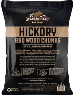 Bear Mountain Hickory Wood Chunks Back