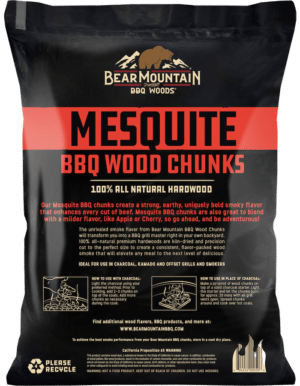Bear Mountain Mesquite Wood Chunks Back