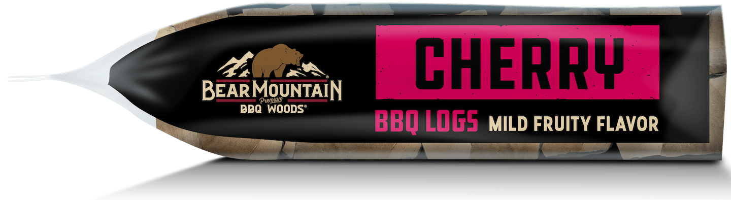 Bear Mountain Cherry BBQ Logs Side