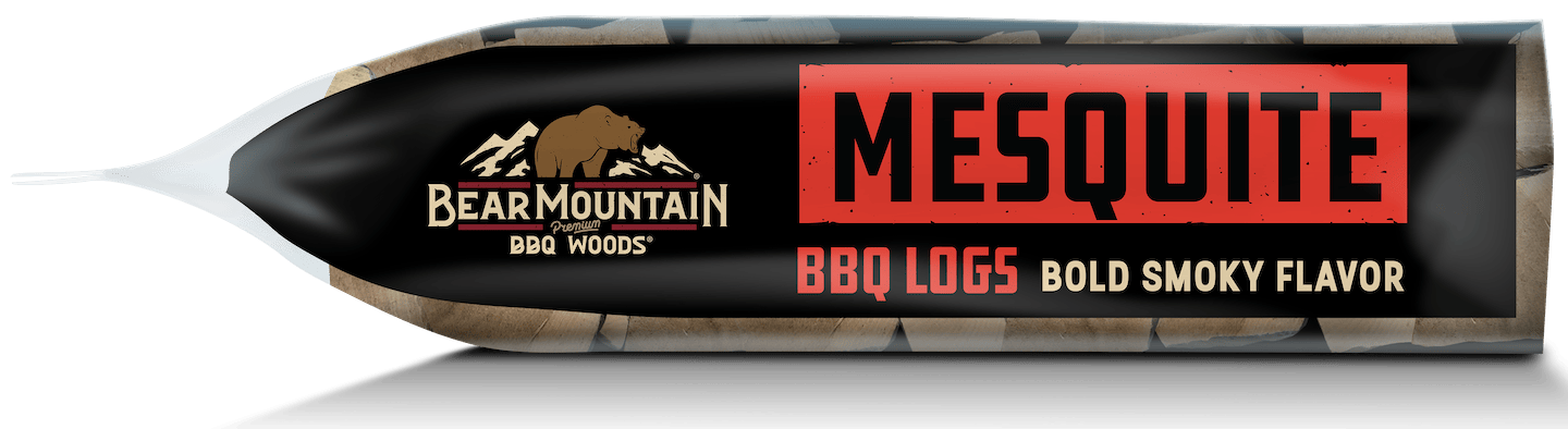Bear Mountain Mesquite BBQ Logs Side