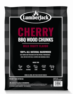 LumberJack Wood Chunks Cherry back