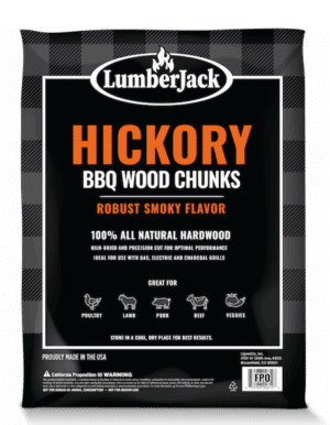 LumberJack Wood Chunks Hickory back