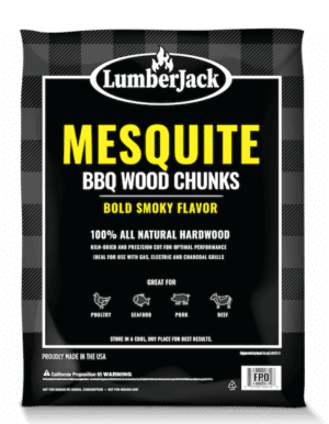 LumberJack Wood Chunks Mesquite back