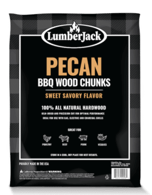 LumberJack Wood Chunks Pecan back