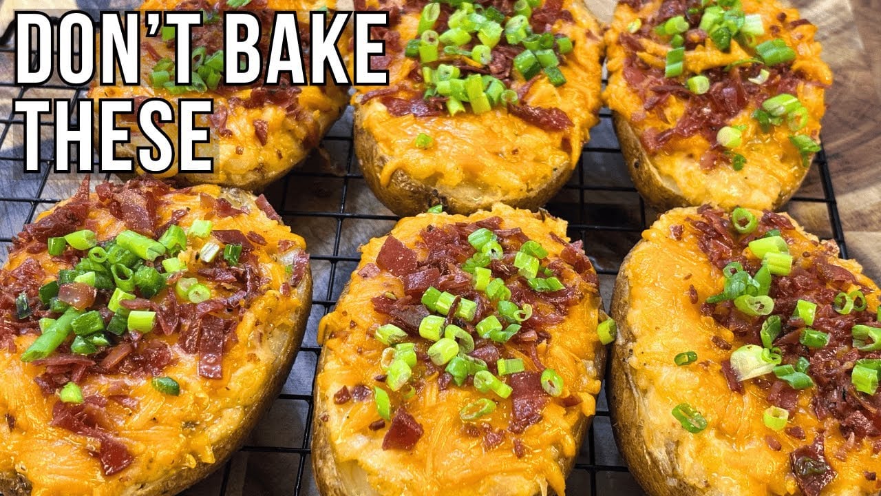 Twice smoked Potatoes