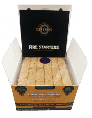 Clem & Simms Cedar Sawdust Fire Starters